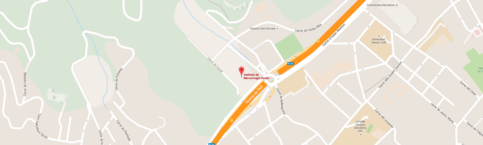 Mapa Instituto de Microcirugía Ocular (IMO)