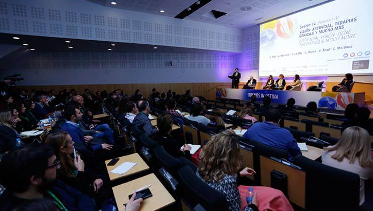 presentación sobre terapia génica en Trends in Retina